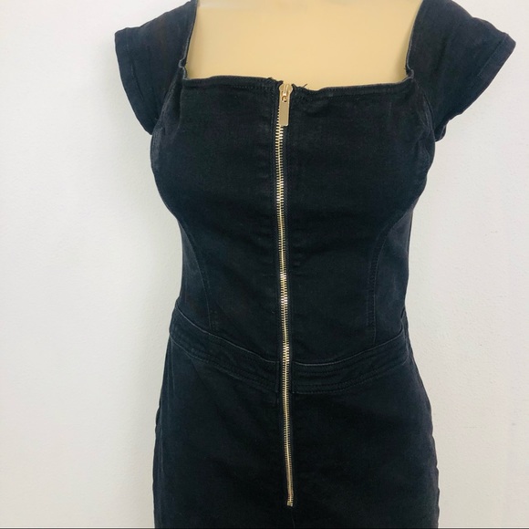 GBG BLACK OFF THE SHOULDERS JUMPSUIT SIZE L - Picture 5 of 6